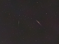 NGC 4631 Whale Galaxy with NGC 4656 and NGC 4657 Hockey Stick Galaxies