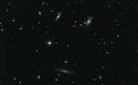 M 65 - M 66 - NGC 3268 Leo Trio